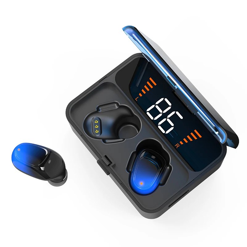 IWALK TWS Wireless Headset Binaural IPX5 Waterproof Earbuds Digital Display 5 0 Earphone Bluetooth with 2200mAh Power Bank Case