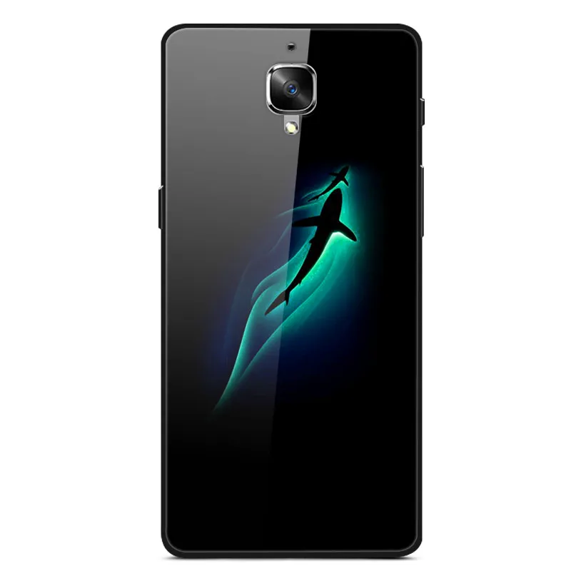Для oneplus 3T чехол A3010 закаленное стекло твердая задняя крышка для One Plus 33t чехол стеклянный чехол для телефона s для oneplus 3T oneplus 3 1+ 3t - Цвет: 49