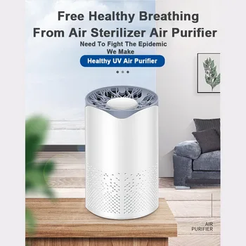 

Portable Electric Air Purifier UV Light Air Cleaner Sterilizer Perfect for Office Home Free Healthy Breathing