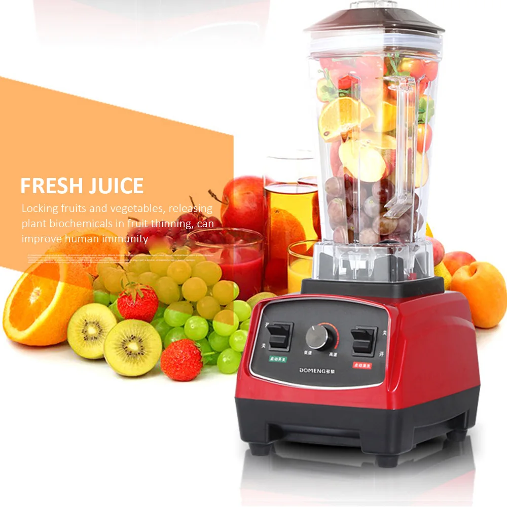 

BPA free 2200W Heavy Duty Commercial Blender Professional Blender Mixer Food Processor Japan Blade Juicer Ice Smoothie Machine