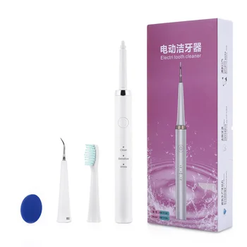 

Electric Sonic Dental Scaler Tooth Calculus Remover Tooth Stains Tartar Tool With Toothbrush Head Whiten Teeth Health Hygiene
