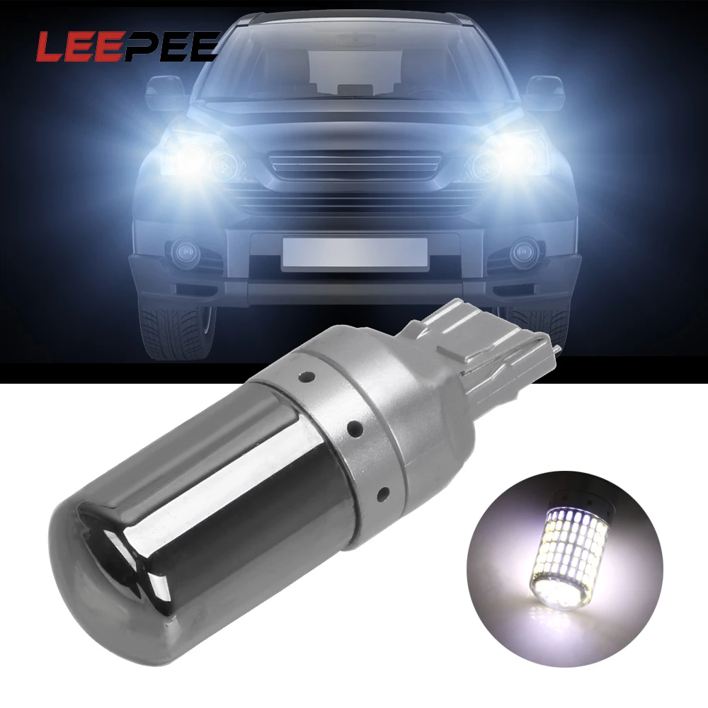 LEEPEE стоп-сигнал светодиодный лампы 3014 144smd CanBus указатели поворота 1156 BA15S P21W T20 7440 W21W