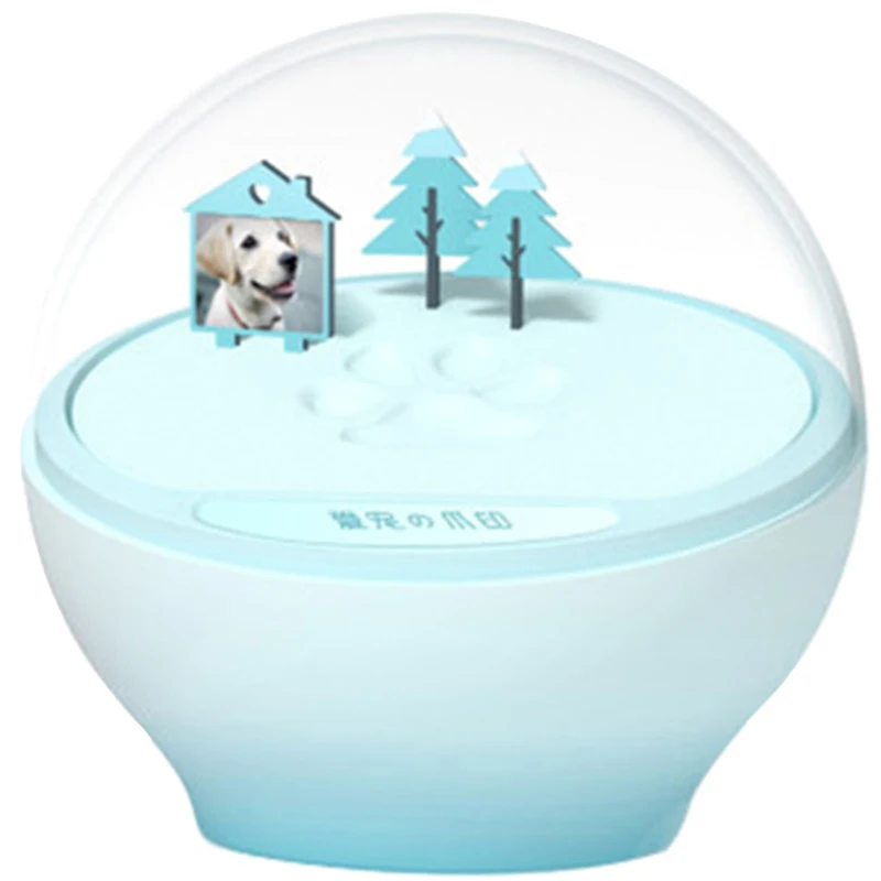 Blue Кошка Собака отпечаток когтя Pet Мемориал подарок на год кошка ручная печать модель палмпринт кошка аксессуары для животных принадлежности - Цвет: Blue
