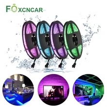 1-5 м 30/60 светодиодный s/M 2811 светодиодный ленточный светильник водонепроницаемый кухонный под освещение для шкафов 5050 RGB DC 12V tv PC подсветка светодиодный ленточный светильник