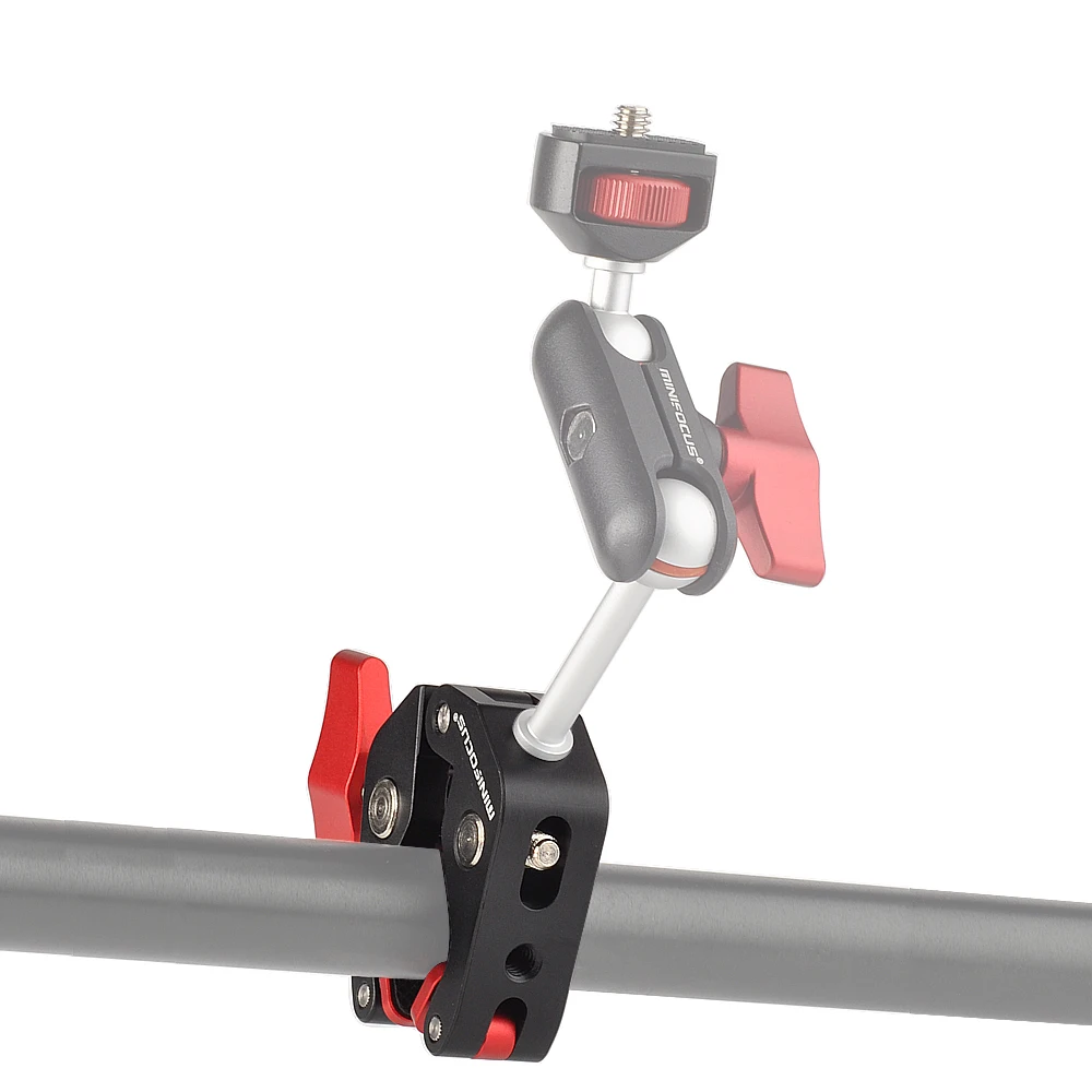 com super braçadeira para câmera dslr, led