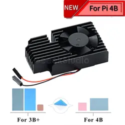 Новинка В наличии! ЧПУ Экстремальный Вентилятор охлаждения радиатора комплект для Raspberry Pi 3B +/3B Плюс/3B, не включает Pi доска