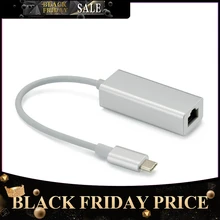 Тип C к RJ45 алюминиевый Lan Проводной адаптер для Mac USB-C к Ethernet адаптер ПК R20