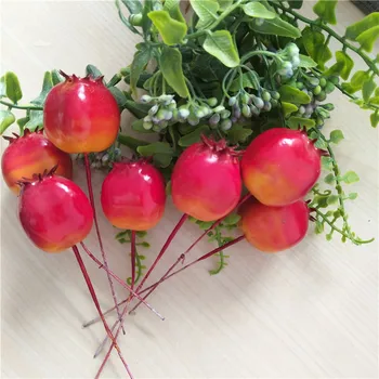 

Top Grade Model Pomegranate Fruit Branch Accessories Berry Imitation Flowers Living Room Home Model Plant Fruit Branch Artificia