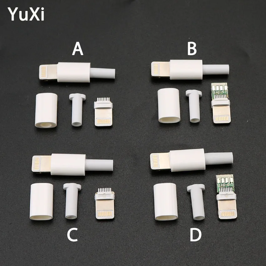 Штекер для зарядки 10 комплектов USB-разъем iphone штекер с разъемом чип-платы сварка