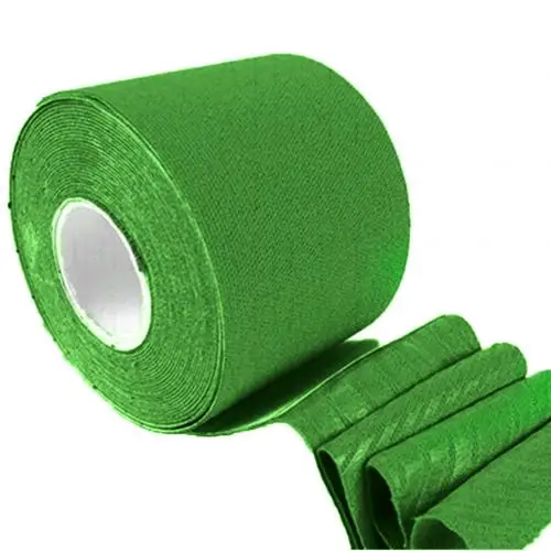 Dark Green Кинезиологическая фитнес-гимнастическая лента от спортивных травм мышечная деформация боль предотвращает наклейки эластичная боль предотвращая дышащий Теннисный коленный продукт - Цвет: Dark Green