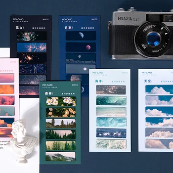 

20sets/lot Memo Pads Sticky Notes Galaxy Dreamland Paper diary Scrapbooking Stickers Office School stationery Notepad