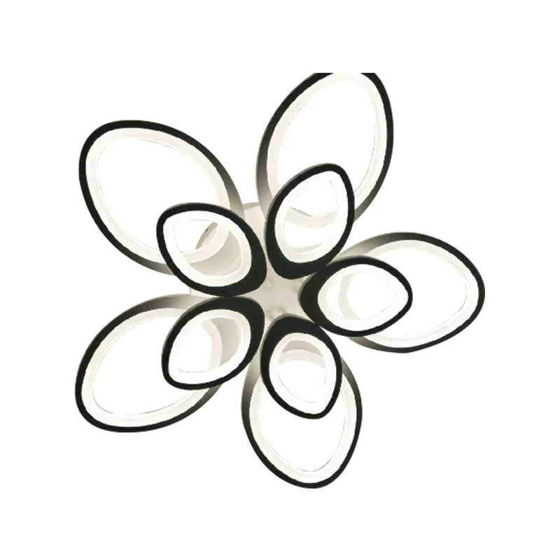 

Modern White LED Chandelier Living Room Bedroom Kitchen Home Ceiling LED Flower Chandelier Ceiling Lamp Lighting