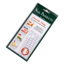 Относится к принцессе Маникюр применение глины прозрачный кончик ногтя Показанный цвет карты глина гвоздь сиденье глина пластилин