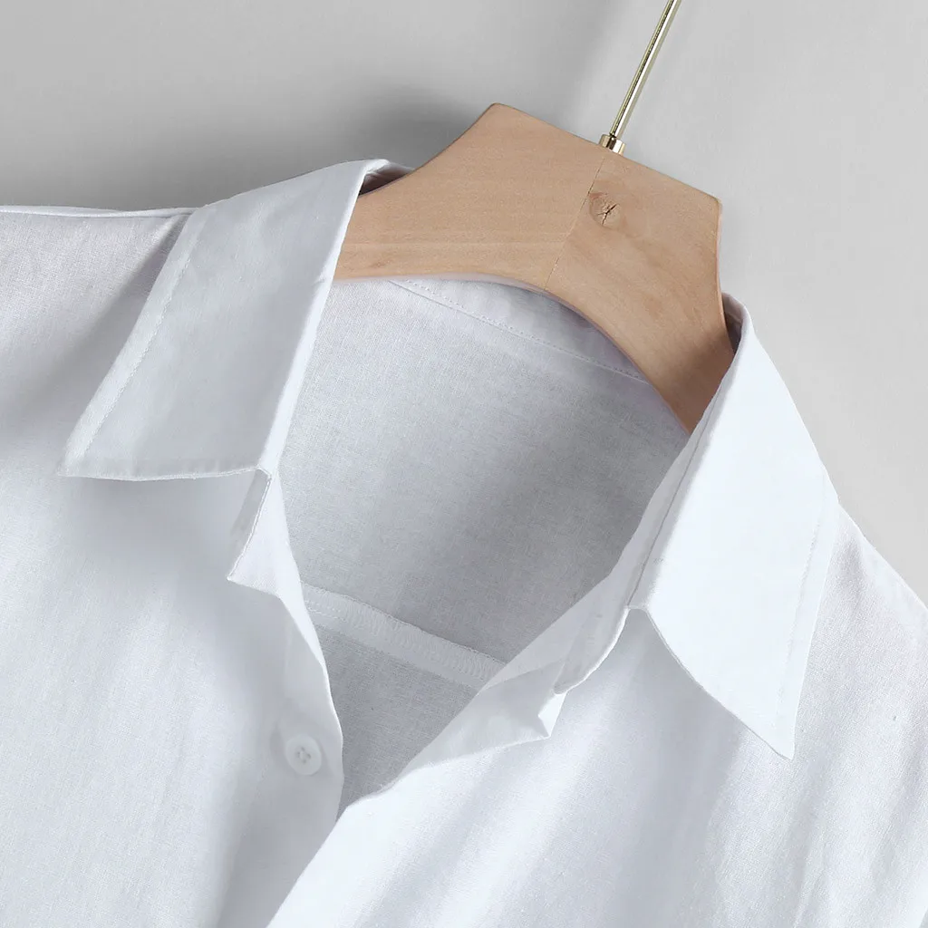 Мужская новейшая мода Camisa Masculina длинный рукав сплошной цветной лацкан бизнес или Повседневная рубашка Топы Блузка все размеры M-3XLA55