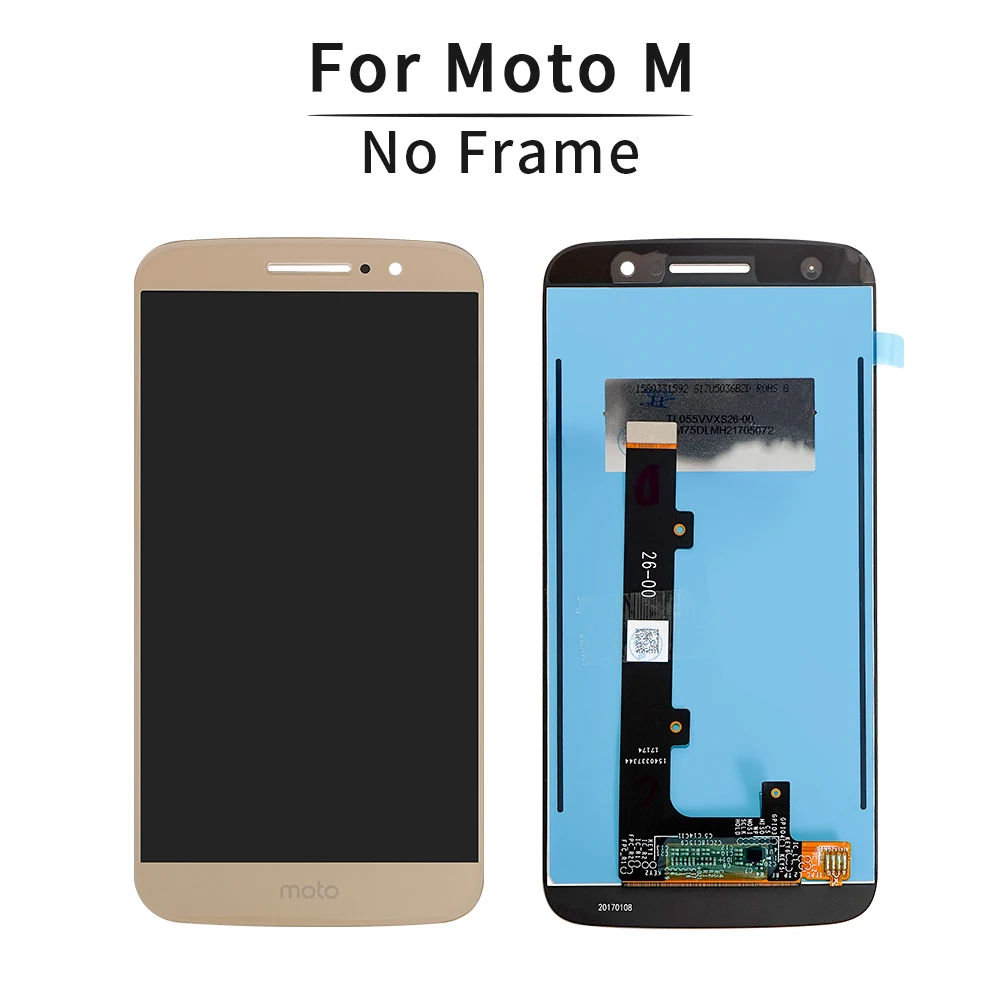 5," для Motorola Moto M ЖК-дисплей с сенсорным экраном дигитайзер для Motorola Moto M дисплей XT1662 XT1663 ЖК-замена
