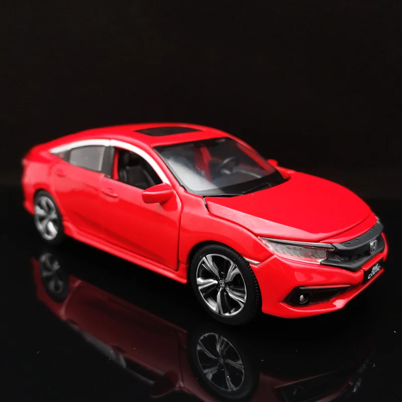 1/32 масштаб Honda Civic литый под давлением автомобиль из сплава сборная игрушка