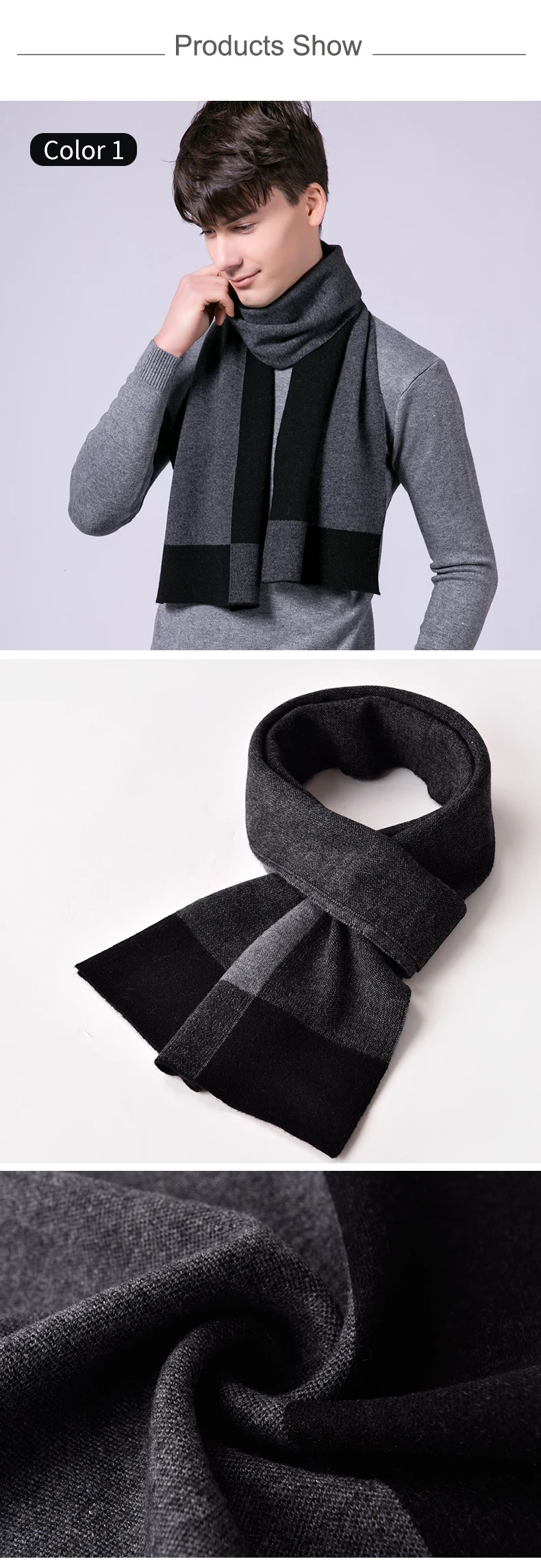 Зима шарф из овечьей шерсти для мужчин бренд плед теплый Echarpe обертывания мужской пашмины глушитель Foulard черный шерстяной платок для шеи шарфы