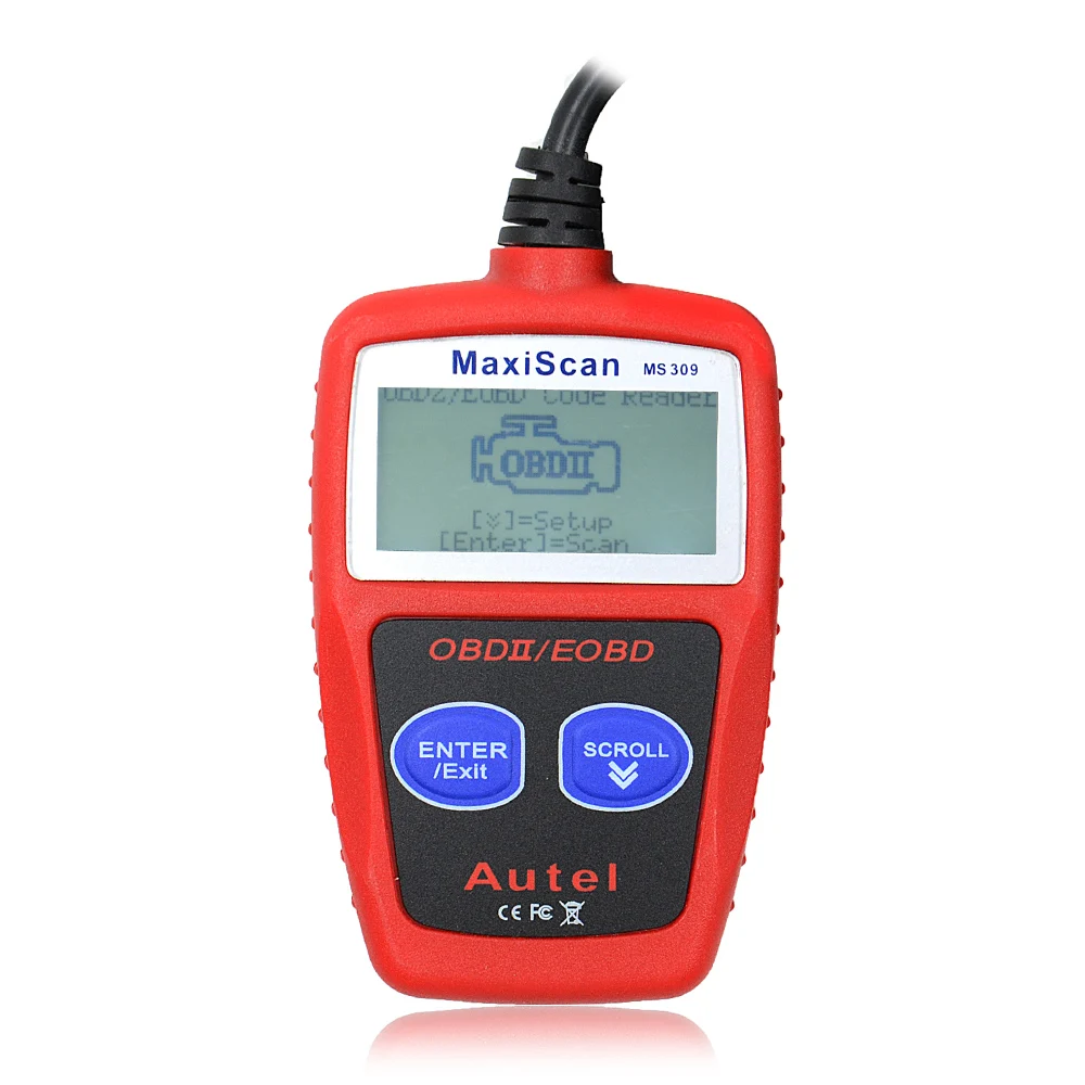 Vstm MS309 OBD2 сканер считыватель кодов автомобиля MS 309 Авто Бортовая Система