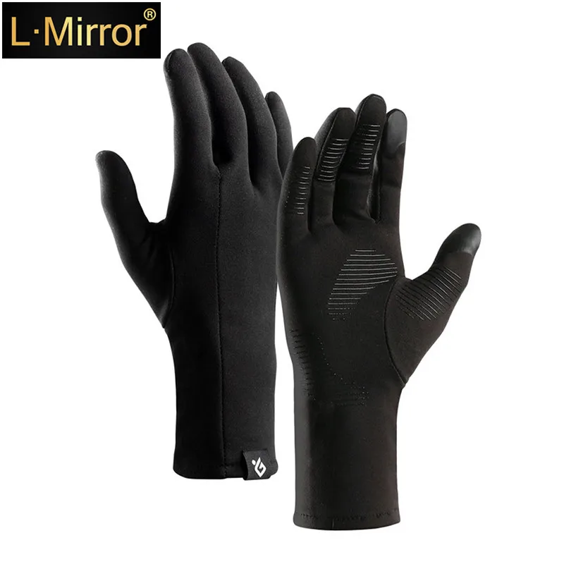 

L.Mirror 1 Pair Winter Men & Women Touch Screen Gloves, Anti-slip Couple Lightweight warm winter Gloves