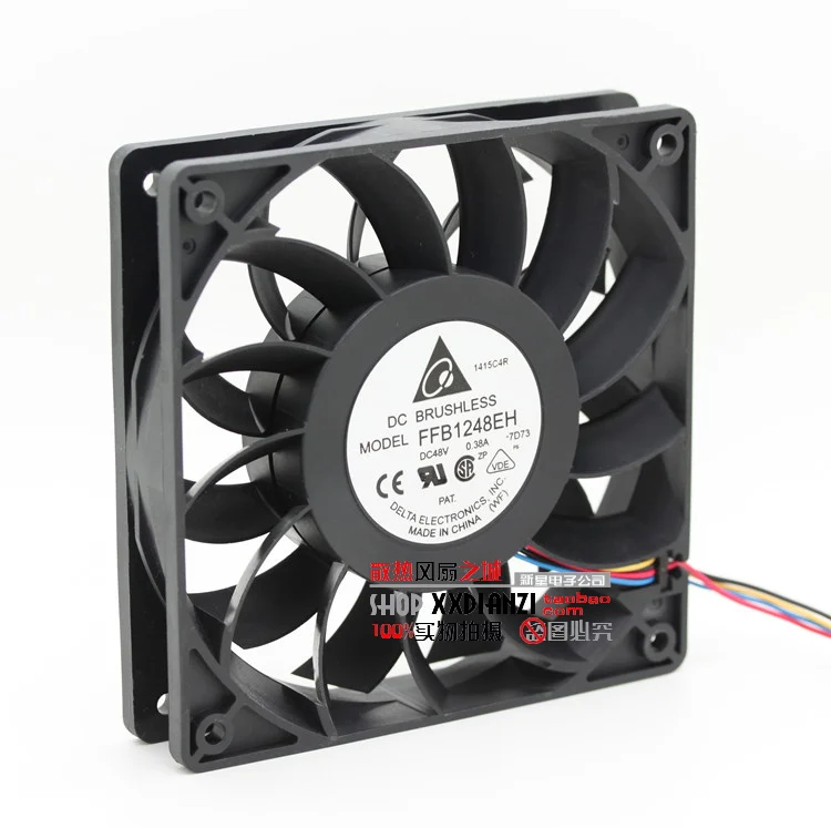 

1202512CM 48V 0.38A FFB1248EH four wire PWM speed regulating cooling fan