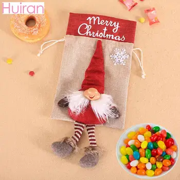 

Christmas Gift Bags Merry Christmas Decorations for Home Christmas Stockings Cristmas Ornaments Socks Navidad Stocking Holder