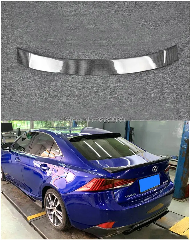 Заводское стекло из углеродного волокна яркая верхняя губа для Lexus IS250 IS350 IS300 IS300T