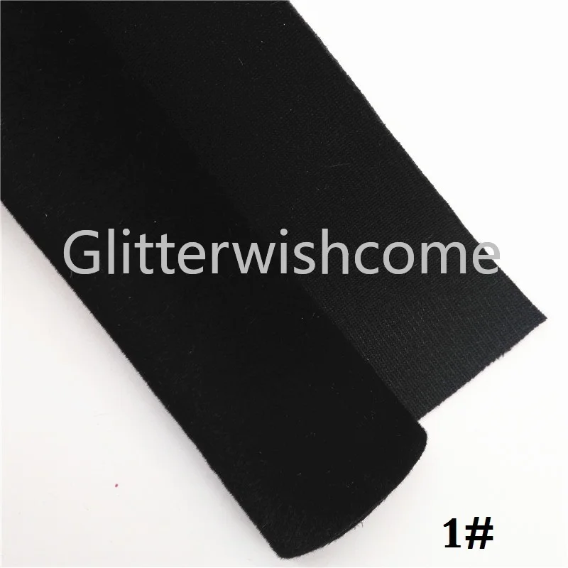 Glitterwishcome 21X29 см A4 Размер бархатная ткань листы для бантов, GM646A