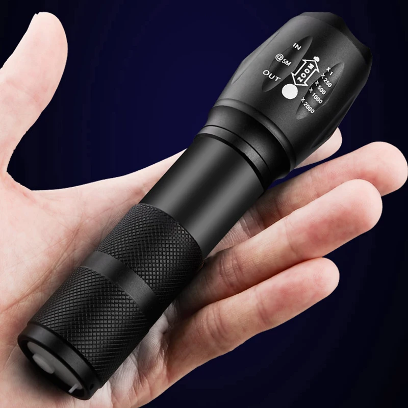 Тактический фонарик Litwod z30 с USB зарядкой CREE XM L2 T6 светодиодный увеличением внешний