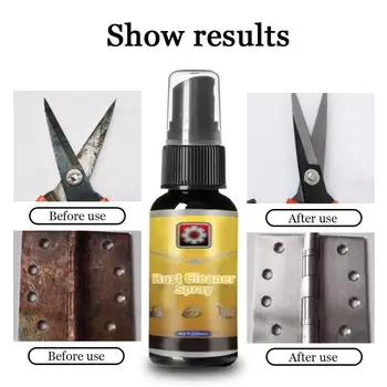 

Rust Cleaner Spray Derusting Spray Car Maintenance Cleaning 30ML All-Purpose Cleaner Household Cleaning Chemicals