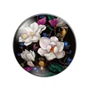 Beauty Vintage Flowers Rose Daisy 8mm/10mm/12mm/18mm/20mm/25mm Round photo glass cabochon demo flat back Making findings ZB0543 ► Photo 2/6