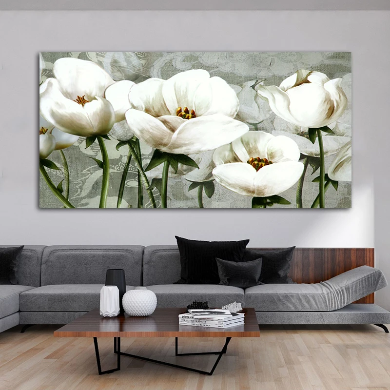Colorful Flower Posters And Prints Abstract Oil Painting Printed On Canvas Wall Art Pictures For Living Room Sofa Home Decor