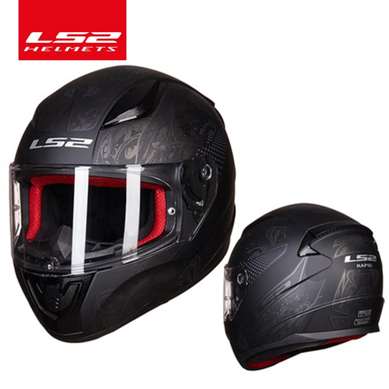 Capacete LS2 Rapid Motorcycle Helmet ls2 ff353 Full Face helmets street  racing casque moto casco ECE Certification|Helmets| - AliExpress