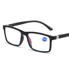 Мужские и женские квадратные очки для чтения, Пружинные шарниры, заушники, голубые световые блокирующие очки, очки для чтения