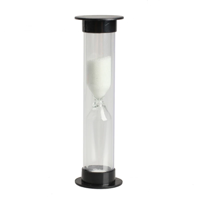 Black 1 Minute Mini Hourglass Timer 60 Seconds Home Hourglass Suitable For Regular Cooking Games Exercise etc