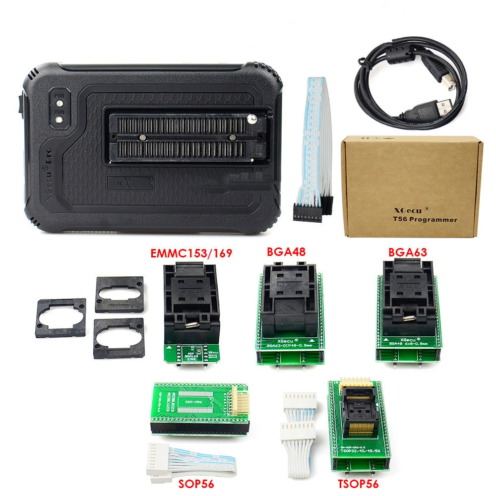 2021 New Arrival XGecu T56 Universal Programmer +5 Adapters Powerful Support Nor Flash / NAND EMMC Date Calculator | Компьютеры и офис
