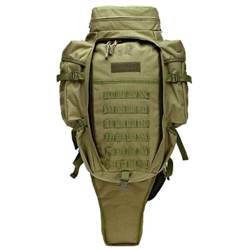 70L военный комбинированный рюкзак Винтовка Сумка охотничья тактическая походная альпинистская походная сумка рюкзак Штурмовой Рюкзак - Цвет: green