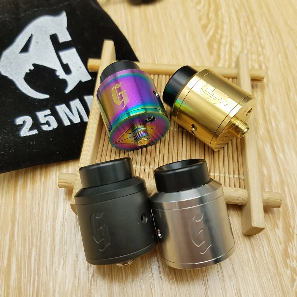 Goon 528 25 RDA форсунки мм испаритель Peek Insulater Vape бак высокого качества электронная