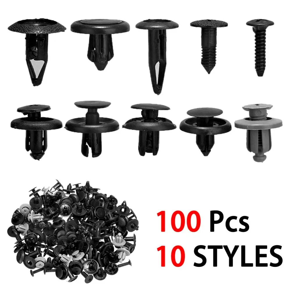 100 шт. винтовые заклепки для багажника автомобиля набор креплений автомобильного