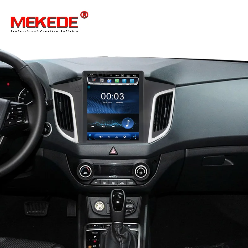 Perfect MEKEDE  android 9.0 DSP car dvd gps multimedia player For hyundai creta ix25 car dvd navigation radio video audio player car 1