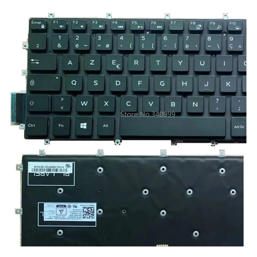 Azerty Francês Novo para Dell Gaming g3 153579 3590 3779 Inspiron g7 g5 155587 5590 7588 7790 7590 Luz Retroiluminado Teclado do Portátil - Imagem 5