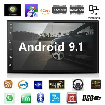 

Android 9.1 Car Stereo GPS Navigation Radio Player WIFI 7" Auto Car MP5 Player Bluetooth Multimedia USB 2din Autoradio Car Monit