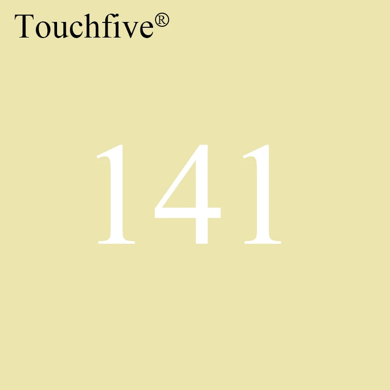 141 Touchfive дополнительный цвет Dual Head художественные маркеры одиночные на спиртовой основе эскизные маркеры манга кисть для рисования; ручка краски - Цвет: 141