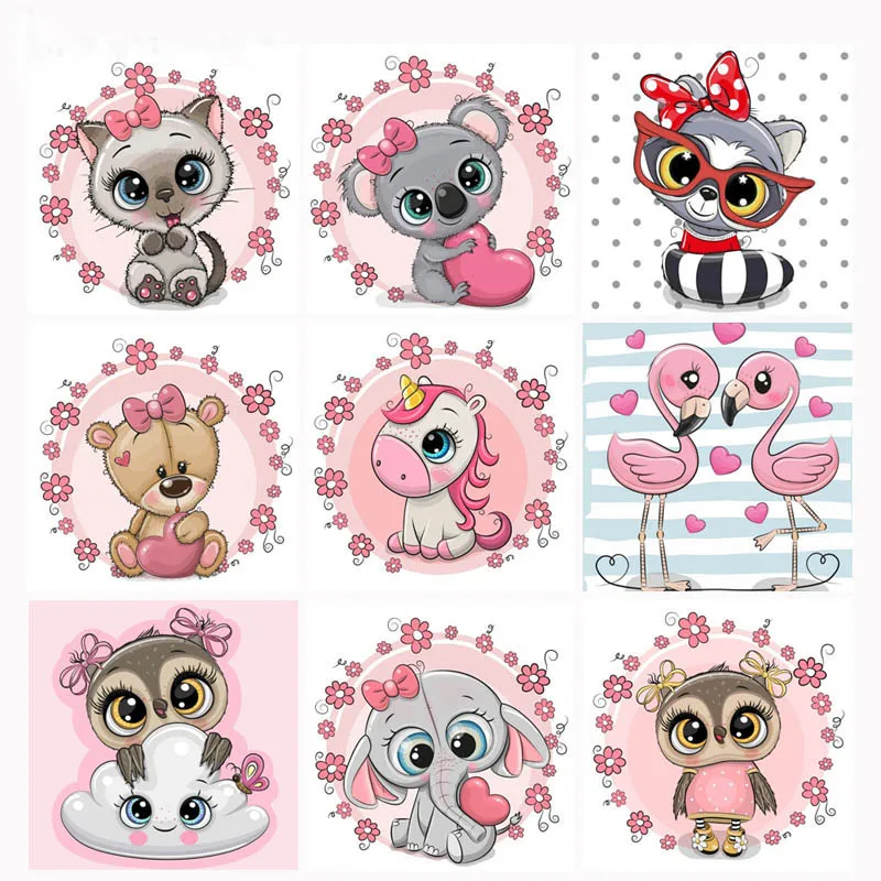 

Full Round Drill Diamond 5d Painting Cartoon Unicorn Cat Owl Diamond Embroidery Picture Cross Stitch Babykamer Mosaic Baby Decor