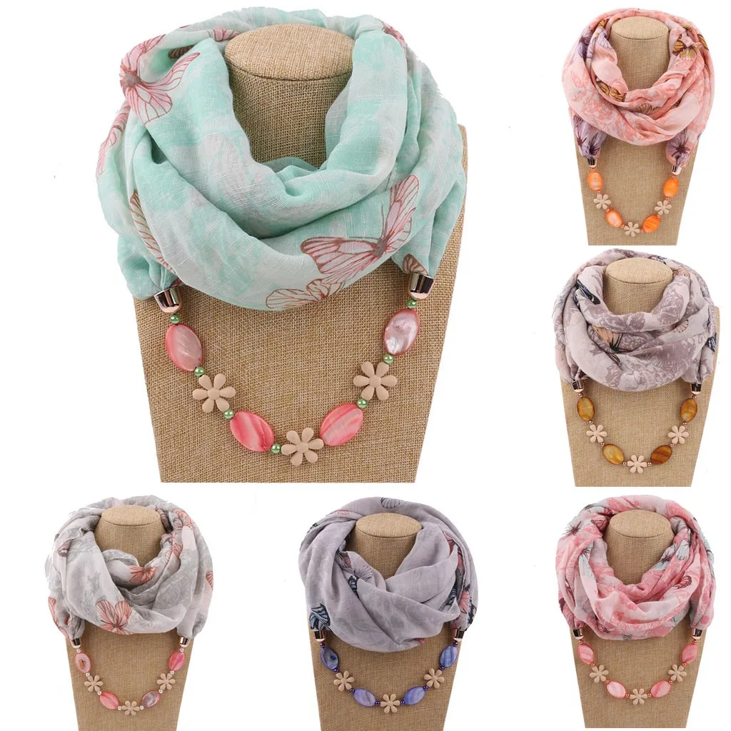 

Floral Scarves Women Boho Beach Shawl Elegant Casual Wrap Soft Necklace Scarf Winter Scarf Women Scarf female foulard femme