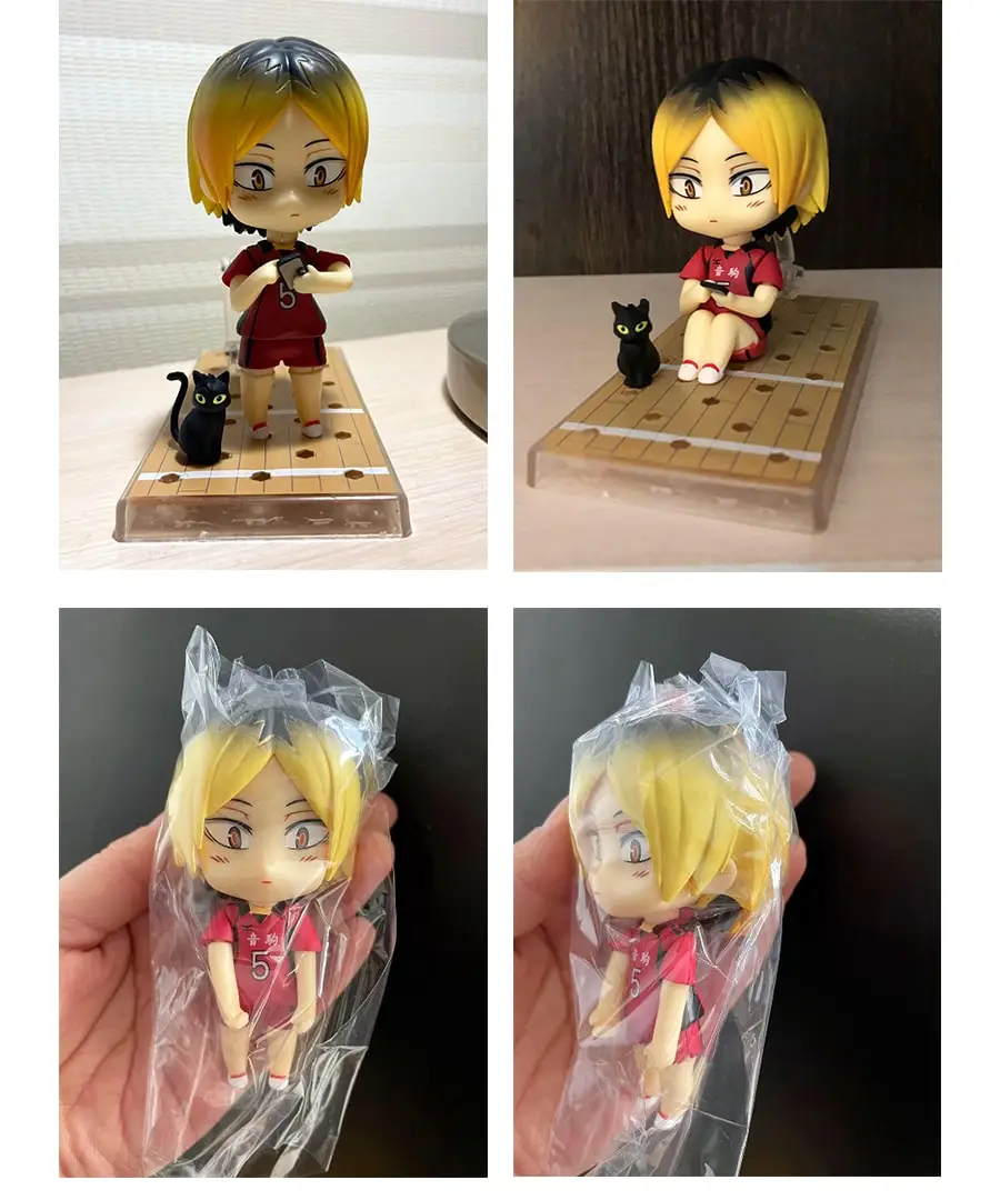 Haikyuu Action Figure Nendoroid 605 Kozume Kenma PVC New Anime Toy 