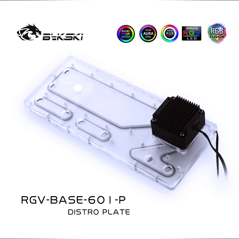 Bykski RGV BASE 601 водная доска для Zerozone Silent Base чехол Intel CPU водный блок и один графический