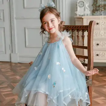 

Girls Suspender Dress Summer Dress 2020 New Style Children's Princess Little Girl's Lace Dress Fancy Dress For Baby Girl