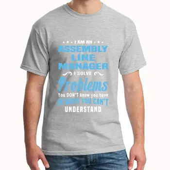 

Designing assembly line manager t-shirts women s-5xl cool slim fit
