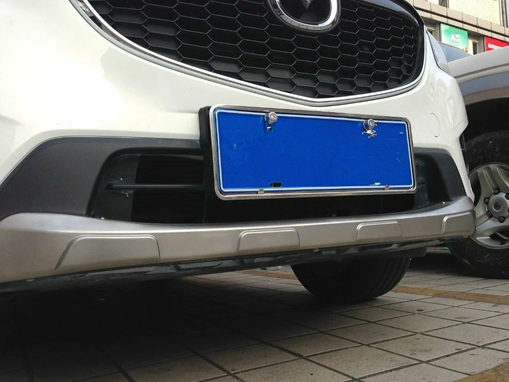 Подходит для Mazda CX-5 CX5 2012-14 наружная сталь F& R бампер Защита от скольжения
