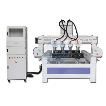 

High productivity 3d cnc wood carving machine 4 axis cnc router for cylinder carving